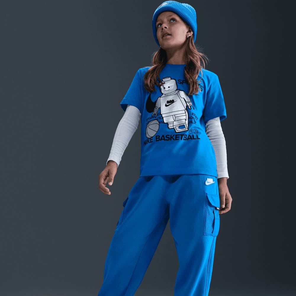 Pantalones y Joggers casual para niño en azul · HV6731-470 - vista 4
