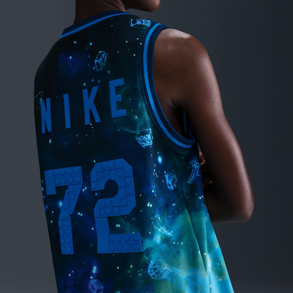 Camisetas y esqueletos de básquetbol para niño en azul · HV6734-477 - vista 5