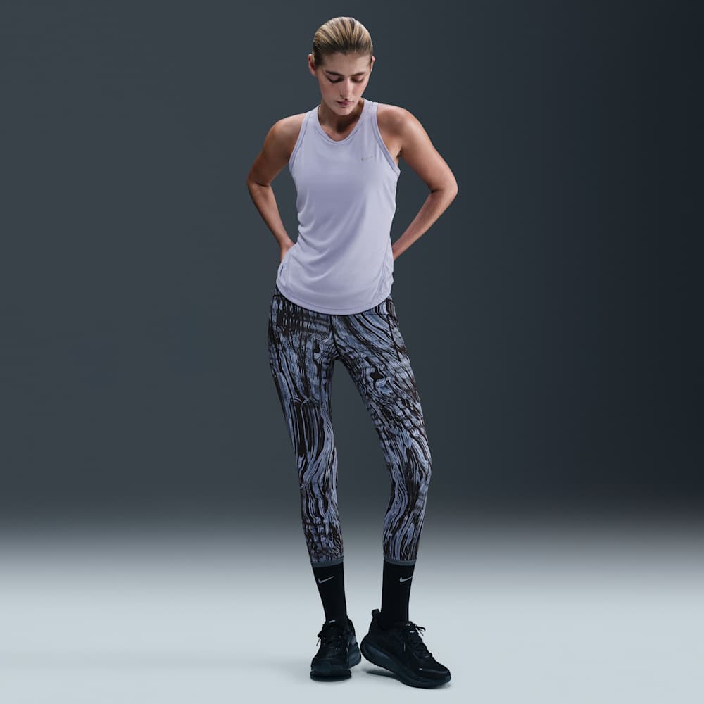 Leggins y Licras deportivas para correr para mujer en azul · HV8894-499 - vista 1