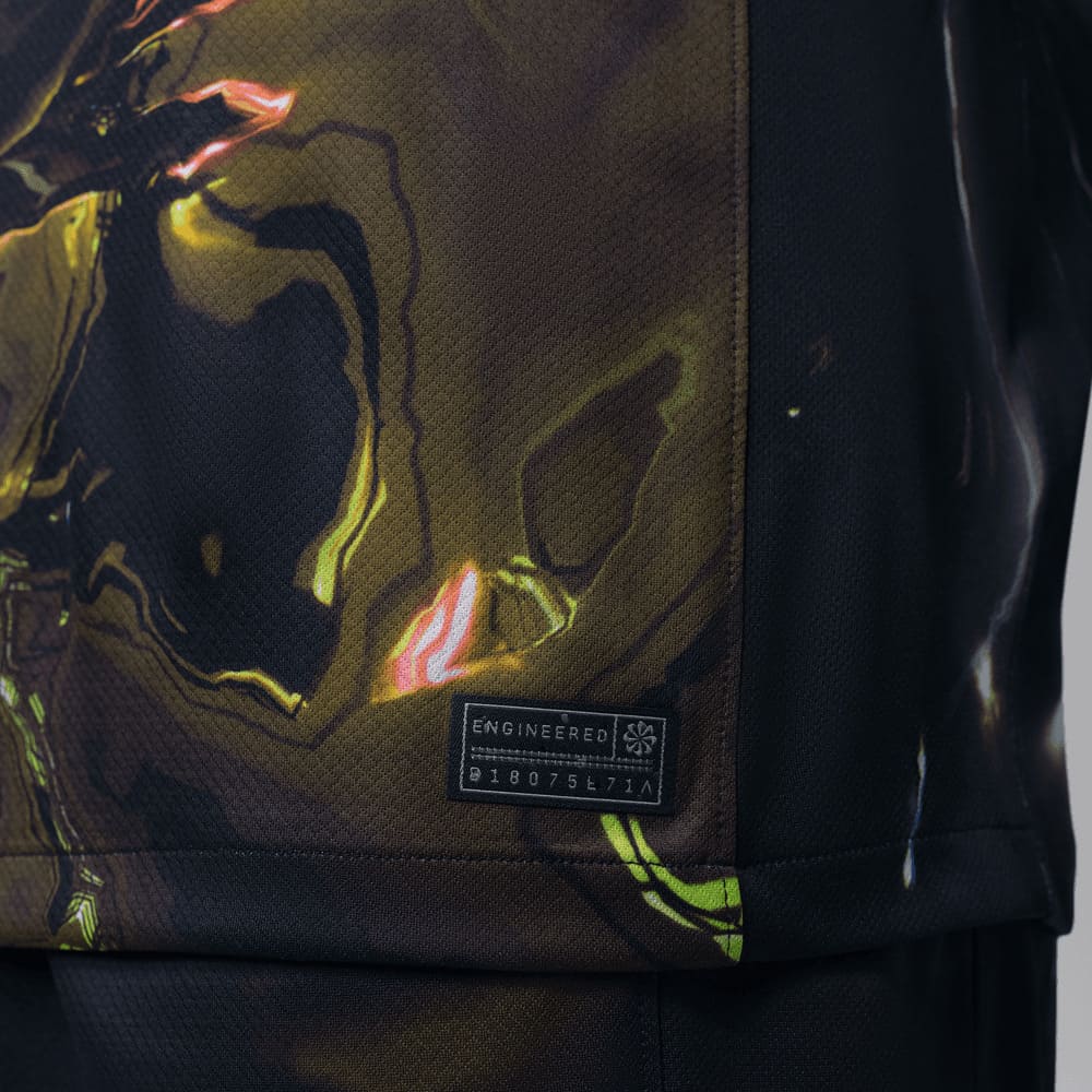 Camisetas y esqueletos de fútbol para hombre en negro · IB3143-011 - vista 6