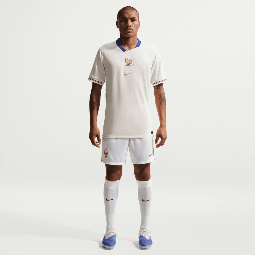 Shorts y Pantalonetas de fútbol para hombre en blanco · IB4847-100 - vista 4
