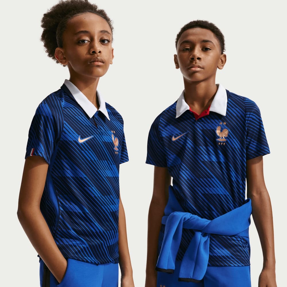 Camisetas y esqueletos de fútbol para niño en azul · IB5129-480 - vista 1