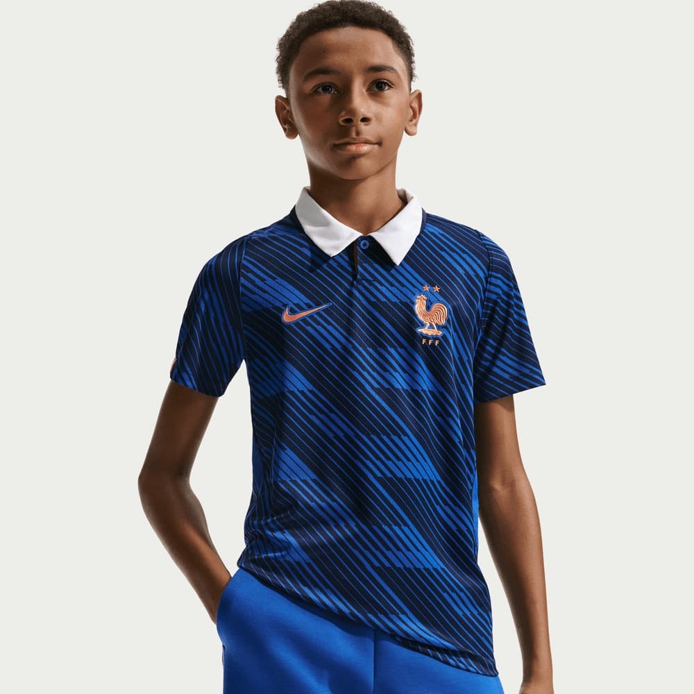 Camisetas y esqueletos de fútbol para niño en azul · IB5129-480 - vista 3