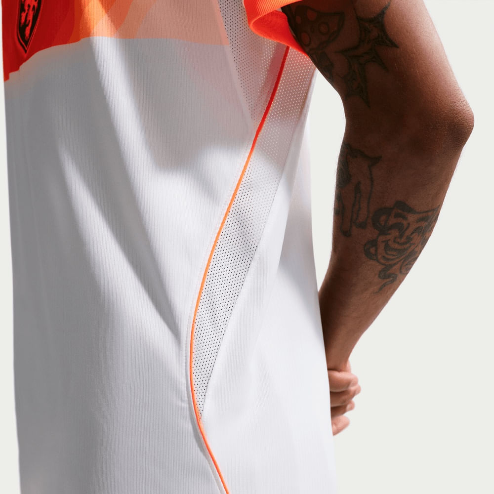 Camisetas y esqueletos casual para hombre en naranja · IB5391-100 - vista 2