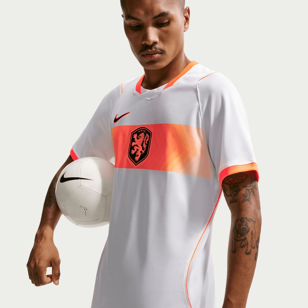 Camisetas y esqueletos casual para hombre en naranja · IB5391-100 - vista 3