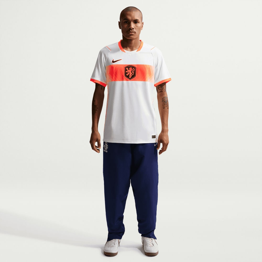 Camisetas y esqueletos casual para hombre en naranja · IB5391-100 - vista 5