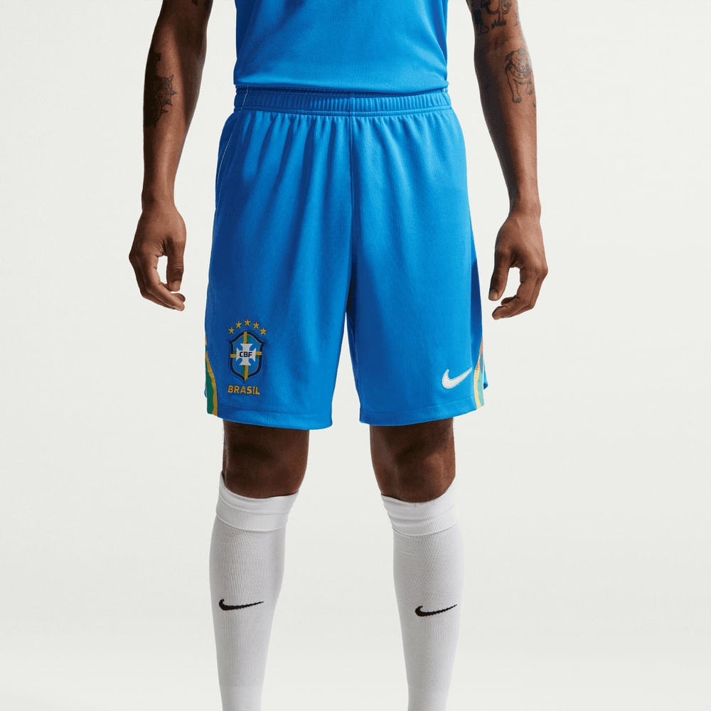 Shorts y Pantalonetas de fútbol para hombre en azul · IB5411-435 - vista 1