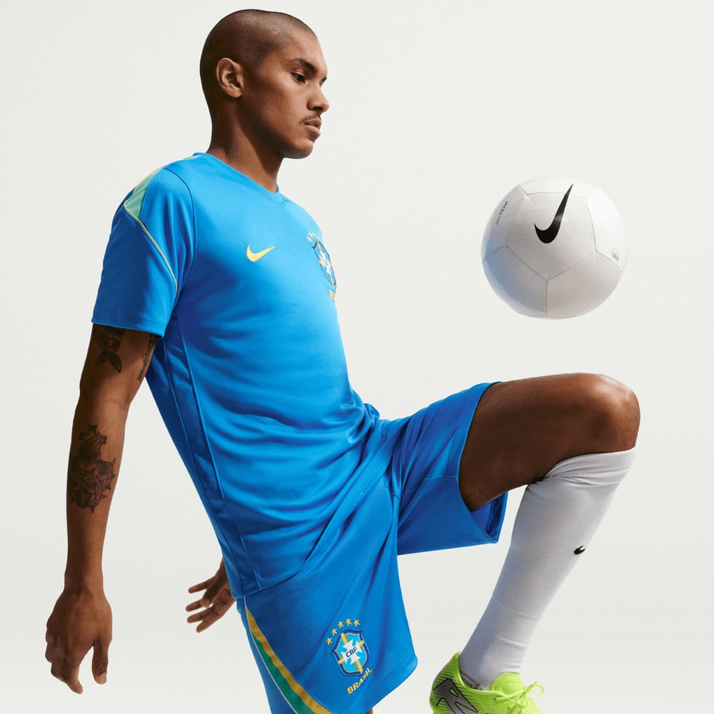 Shorts y Pantalonetas de fútbol para hombre en azul · IB5411-435 - vista 3