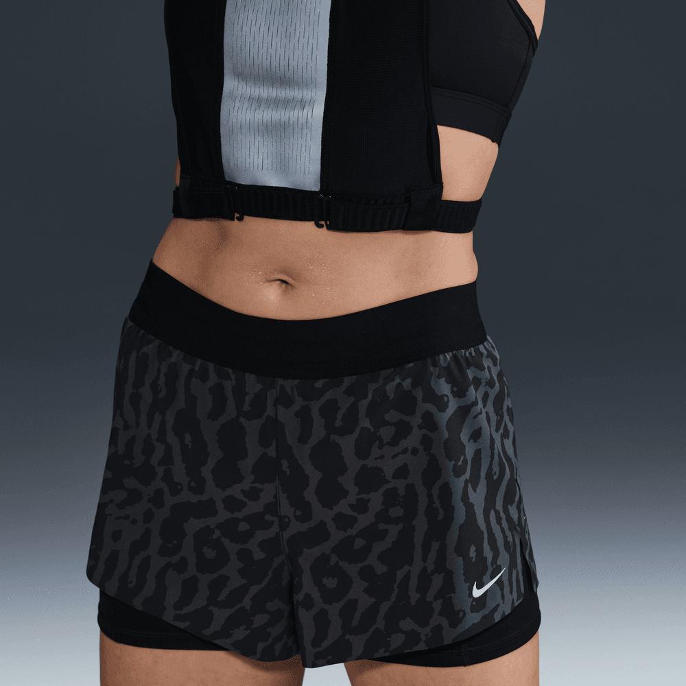 Shorts y Pantalonetas para correr para mujer en negro · IB5847-010 - vista 4