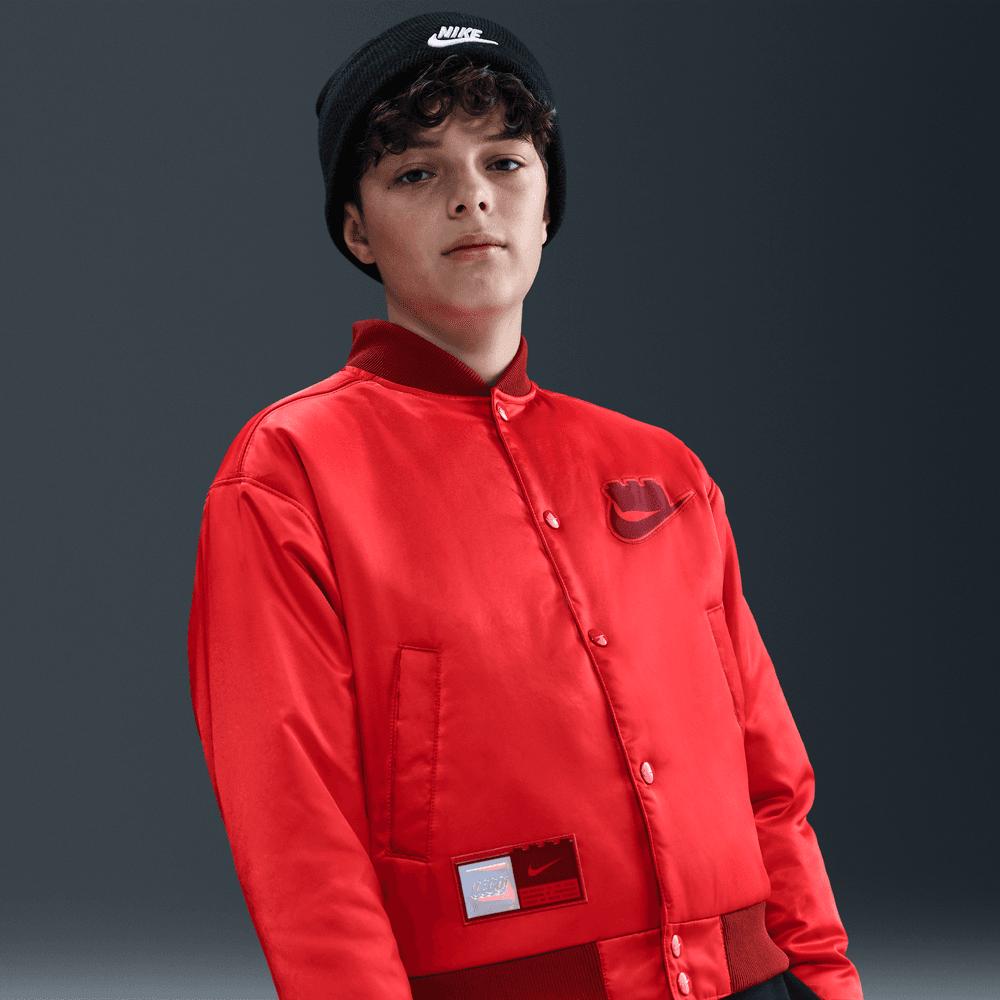 Chaquetas casual para niño en rojo · IB6389-612 - vista 3