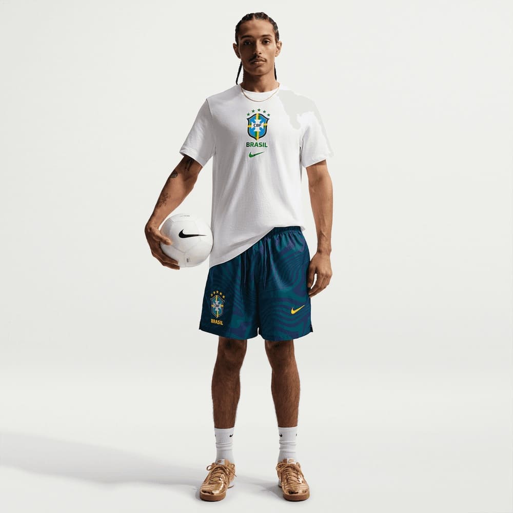 Shorts y Pantalonetas de fútbol para hombre en verde · IB6416-381 - vista 5
