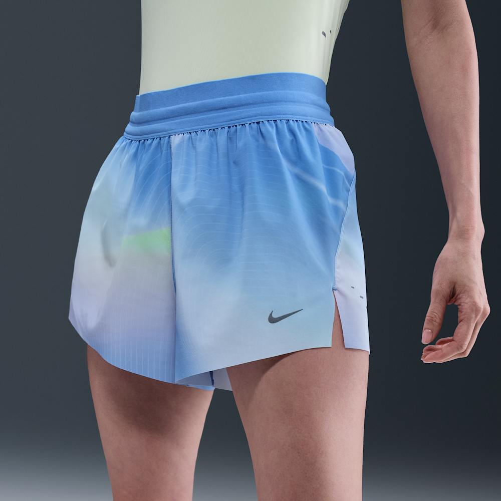 Shorts y Pantalonetas para correr para mujer en azul · IB8829-494 - vista 2