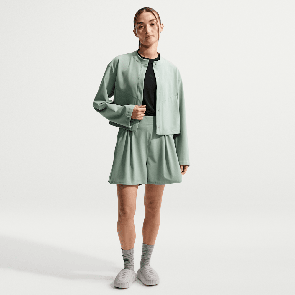 Chaquetas para entrenamiento para mujer en verde · IB8986-006 - vista 4