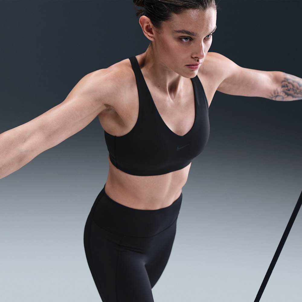 Brasier y Tops deportivos para entrenamiento para mujer en negro · IB9830-010 - vista 3