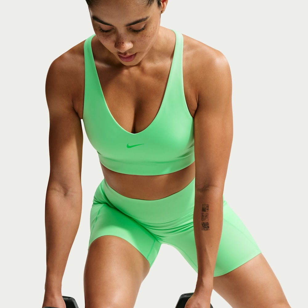 Brasier y Tops deportivos para entrenamiento para mujer en verde · IB9830-336 - vista 3