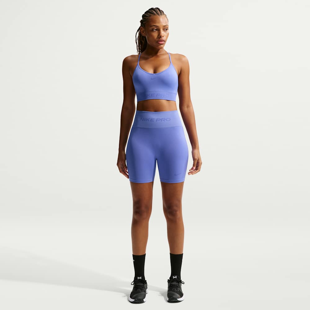 Brasier y Tops deportivos para entrenamiento para mujer en azul · IB9843-570 - vista 4