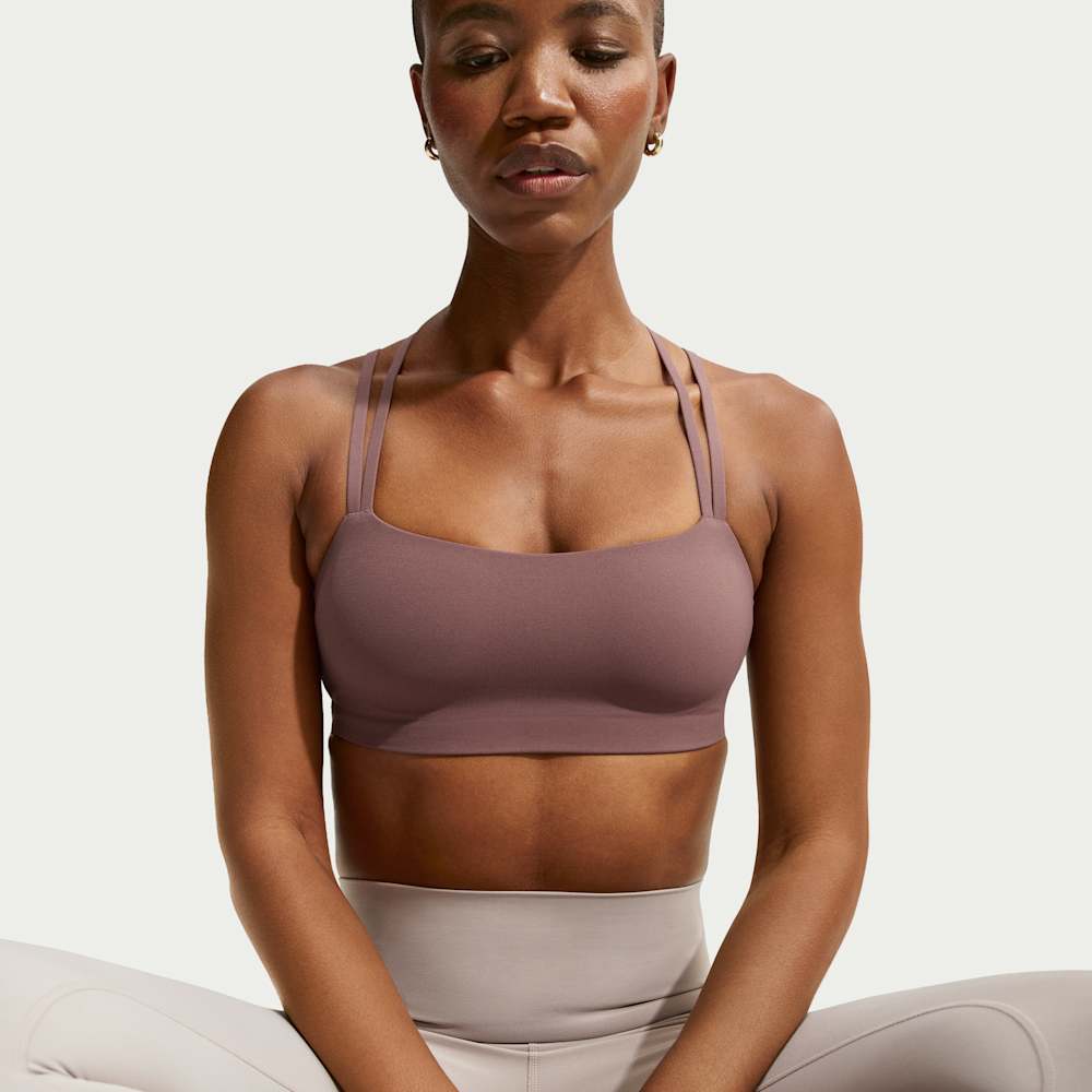 Brasier y Tops deportivos para entrenamiento para mujer en morado · IB9847-502 - vista 3