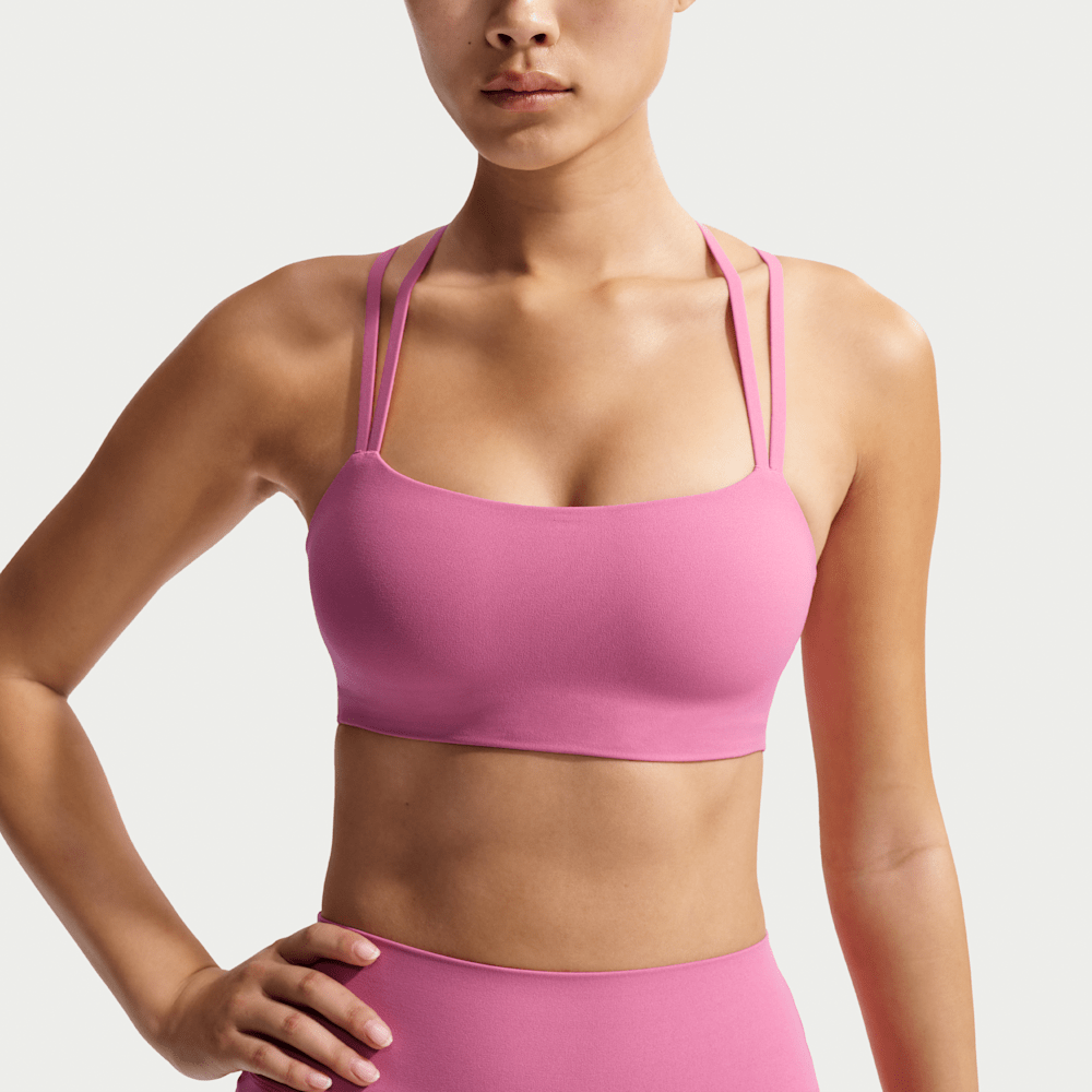 Brasier y Tops deportivos para entrenamiento para mujer en rosa · IB9847-641 - vista 2