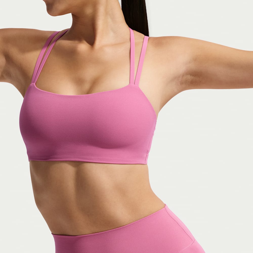 Brasier y Tops deportivos para entrenamiento para mujer en rosa · IB9847-641 - vista 3