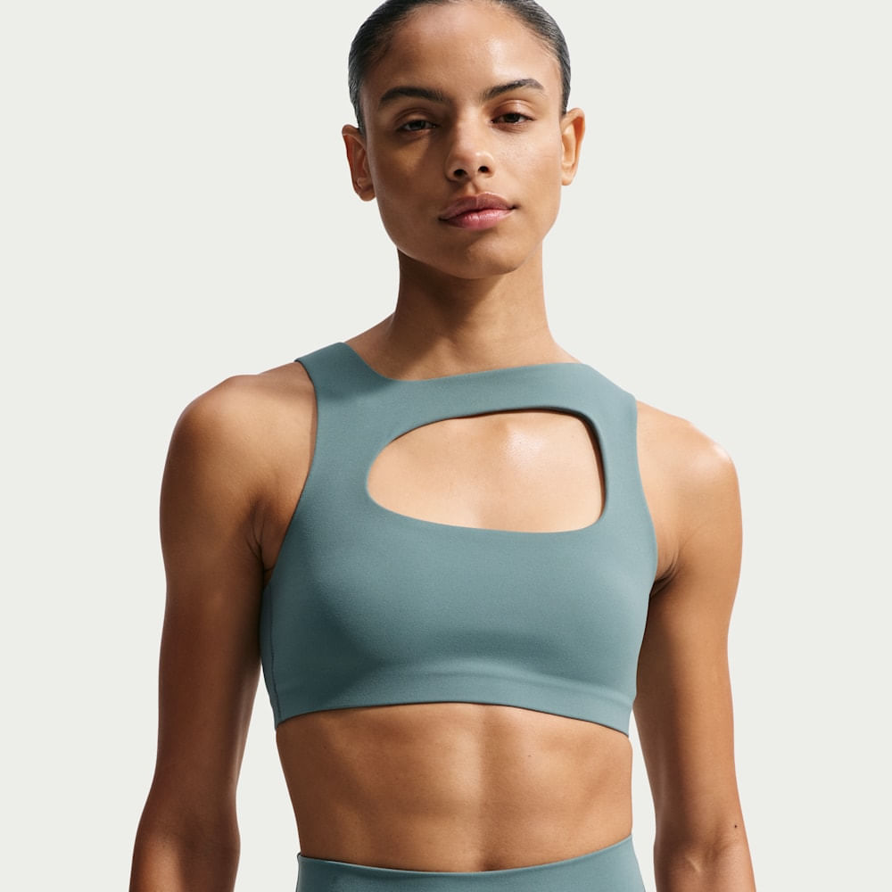 Brasier y Tops deportivos para entrenamiento para mujer en gris · IF0298-382 - vista 1