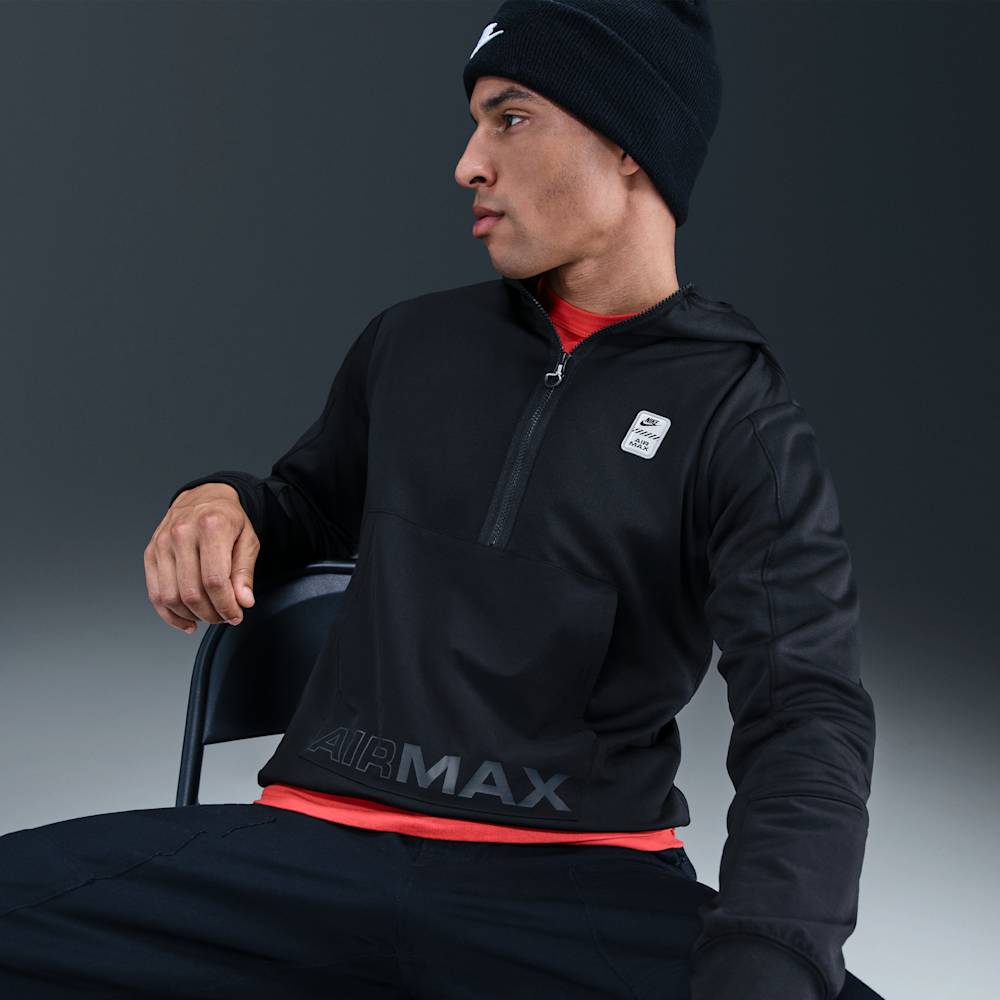 Buzos casual para hombre en negro · IF0396-010 - vista 3