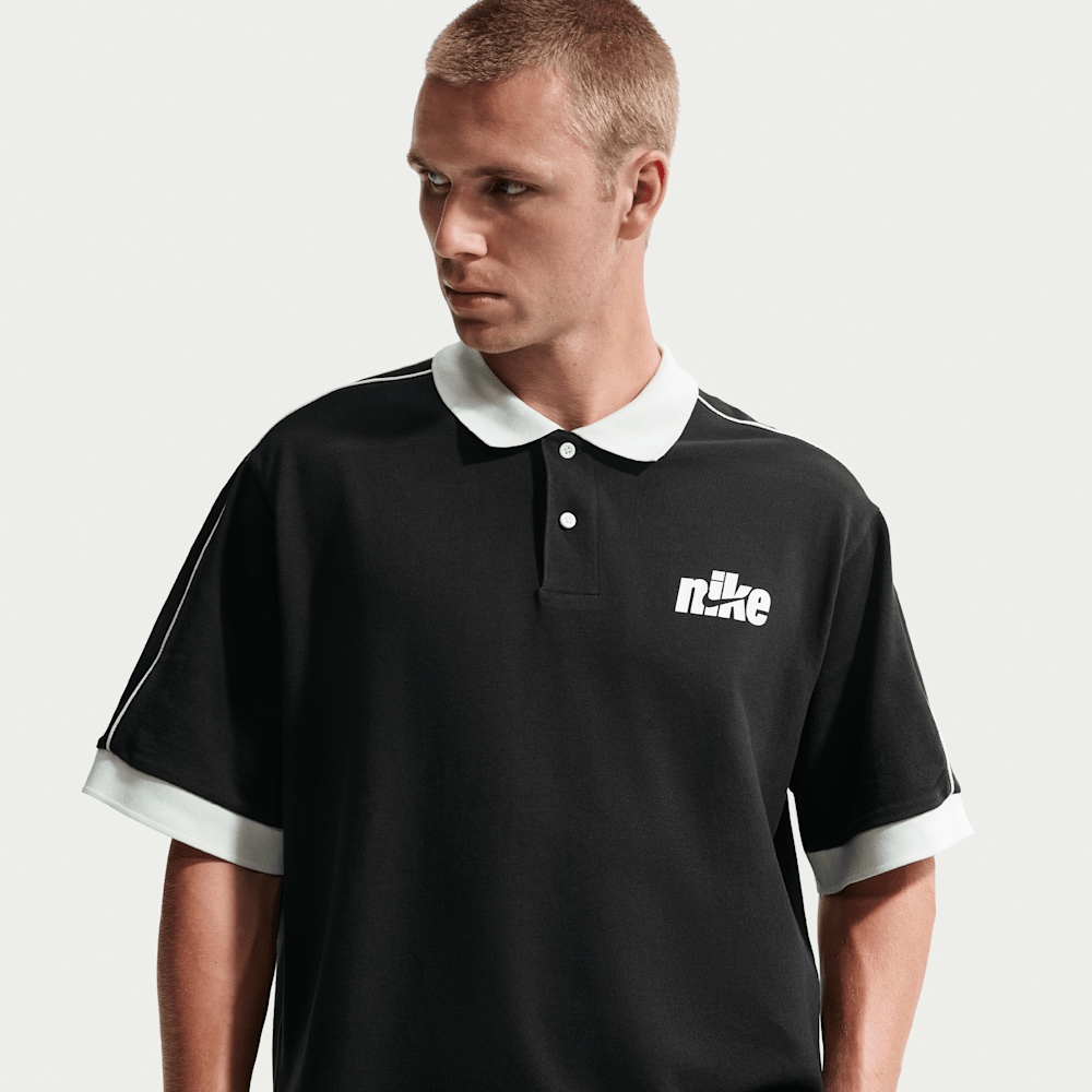 Camisetas y esqueletos casual para hombre en negro · IF0723-010 - vista 3