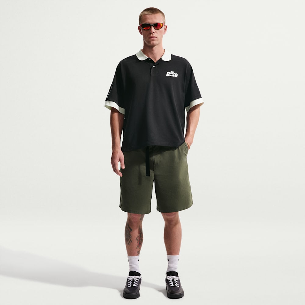 Camisetas y esqueletos casual para hombre en negro · IF0723-010 - vista 4