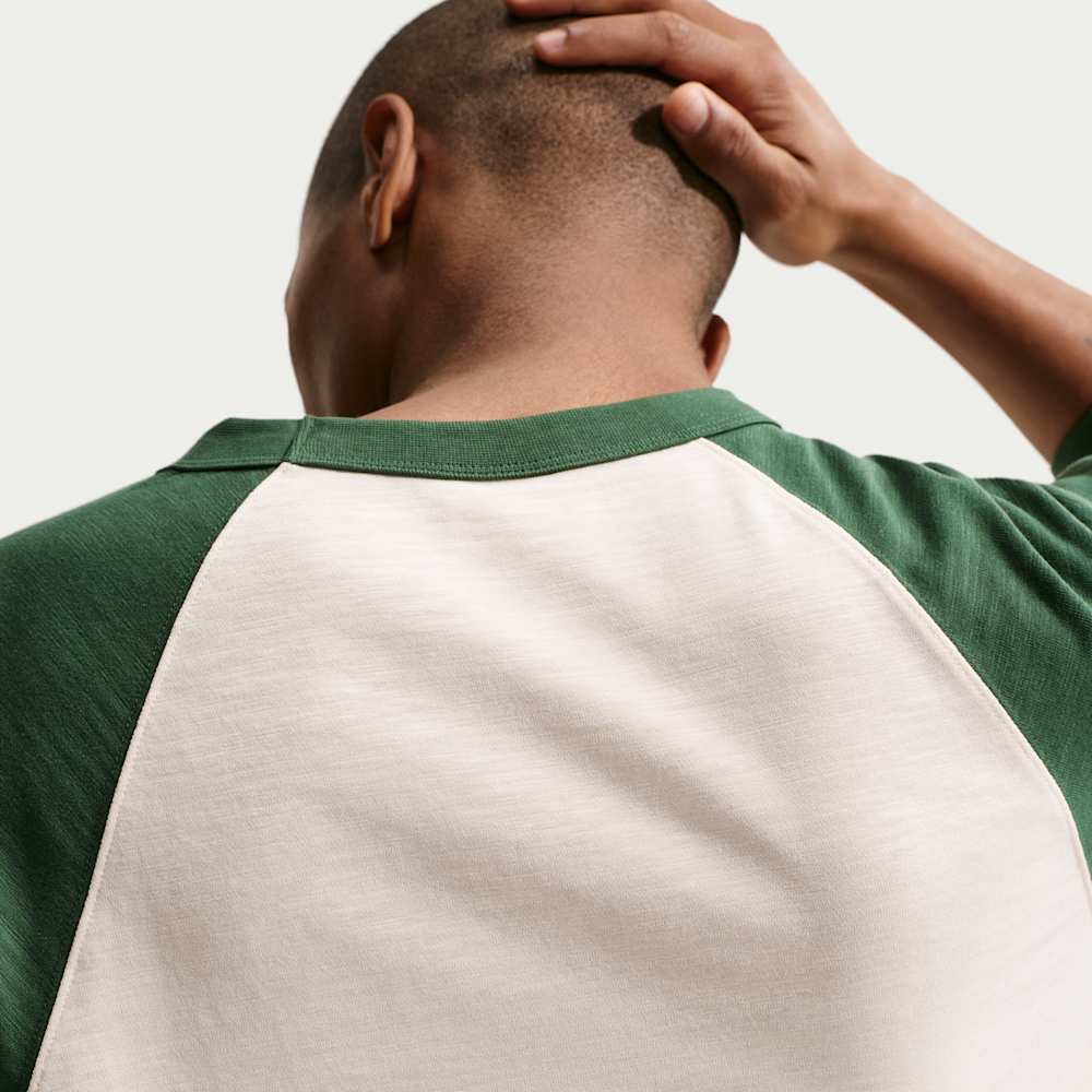 Camisetas y esqueletos casual para hombre en verde · IF0755-323 - vista 2