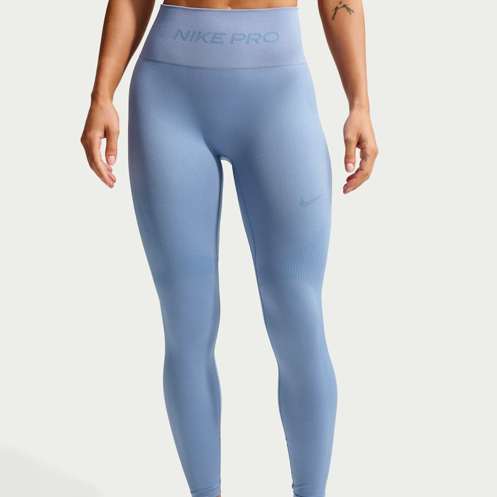 Leggins y Licras deportivas para entrenamiento para mujer en azul · IF1208-486 - vista 2