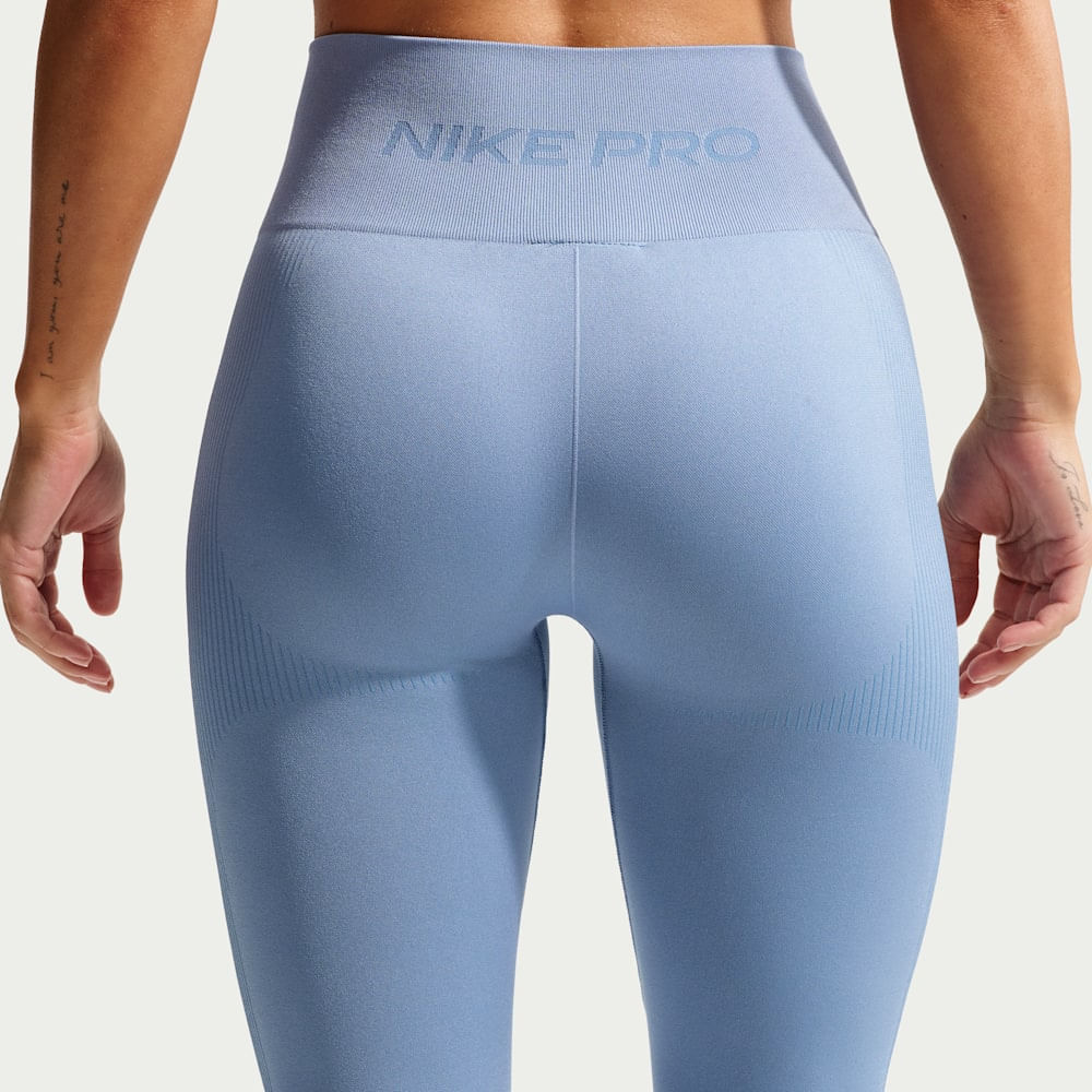 Leggins y Licras deportivas para entrenamiento para mujer en azul · IF1208-486 - vista 3