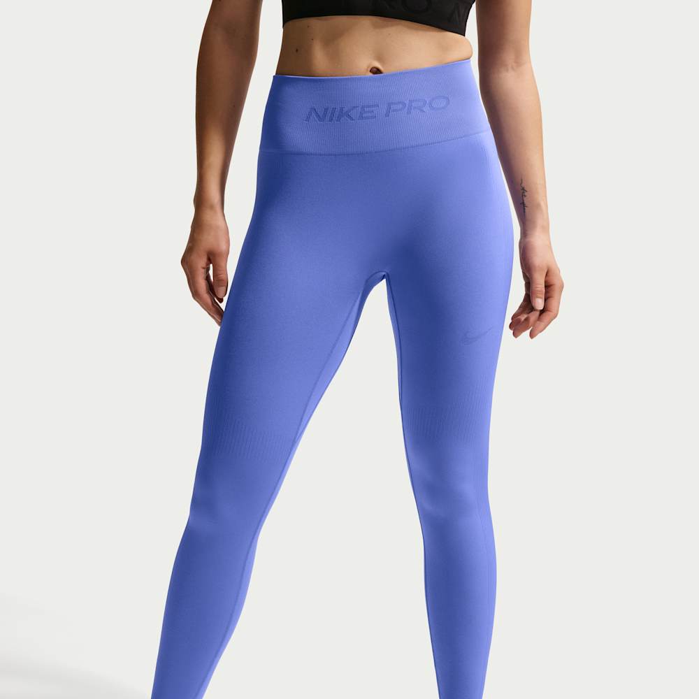 Leggins y Licras deportivas para entrenamiento para mujer en azul · IF1208-570 - vista 2