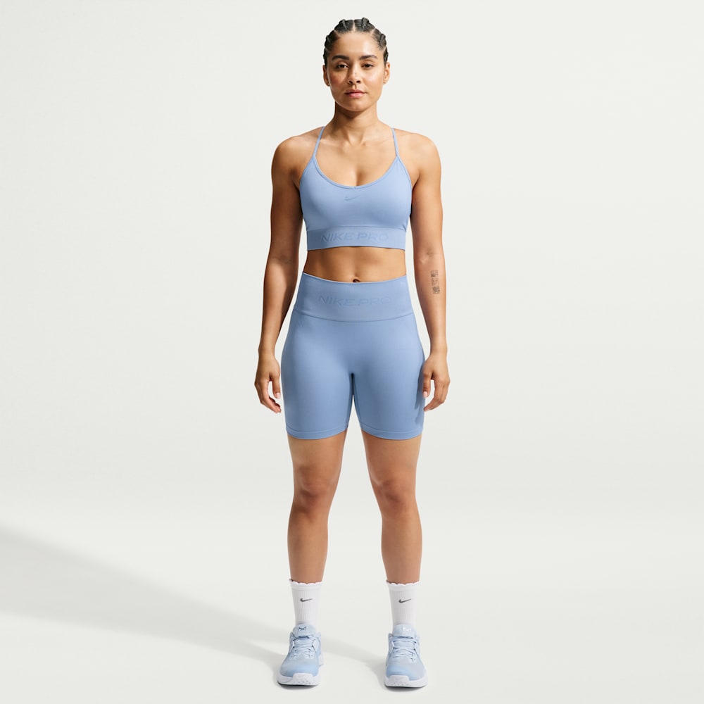 Shorts y Pantalonetas para entrenamiento para mujer en azul · IF1210-486 - vista 1