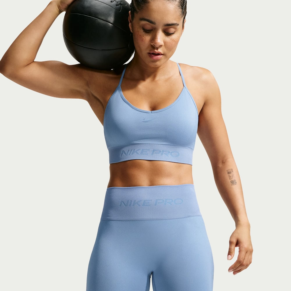 Shorts y Pantalonetas para entrenamiento para mujer en azul · IF1210-486 - vista 2