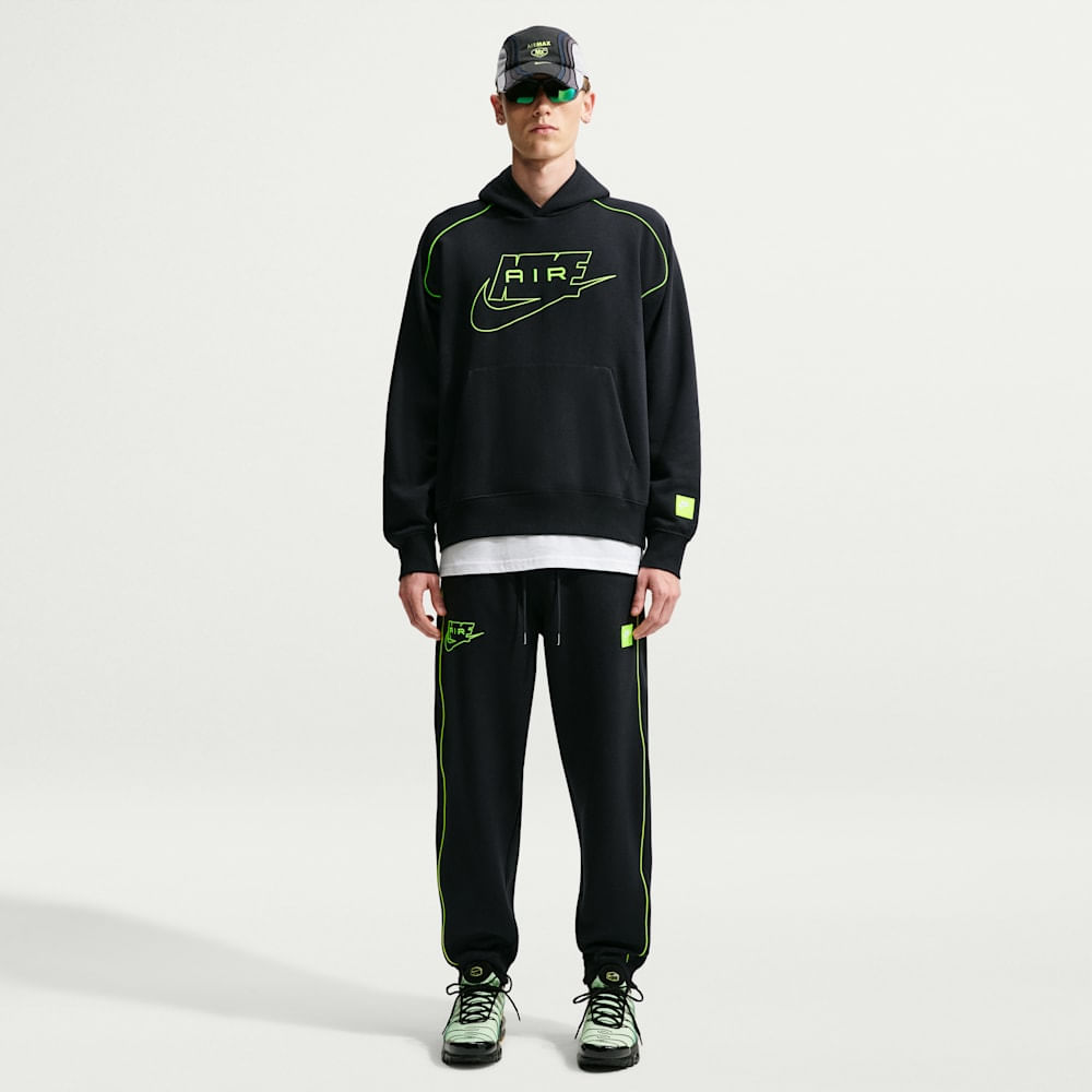 Buzos casual para hombre en negro · IF1266-011 - vista 4