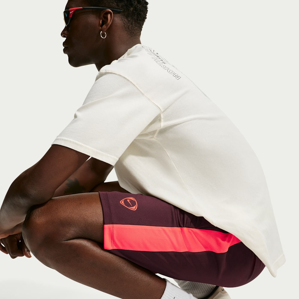 Shorts y Pantalonetas de fútbol para hombre en morado · IF1526-658 - vista 4