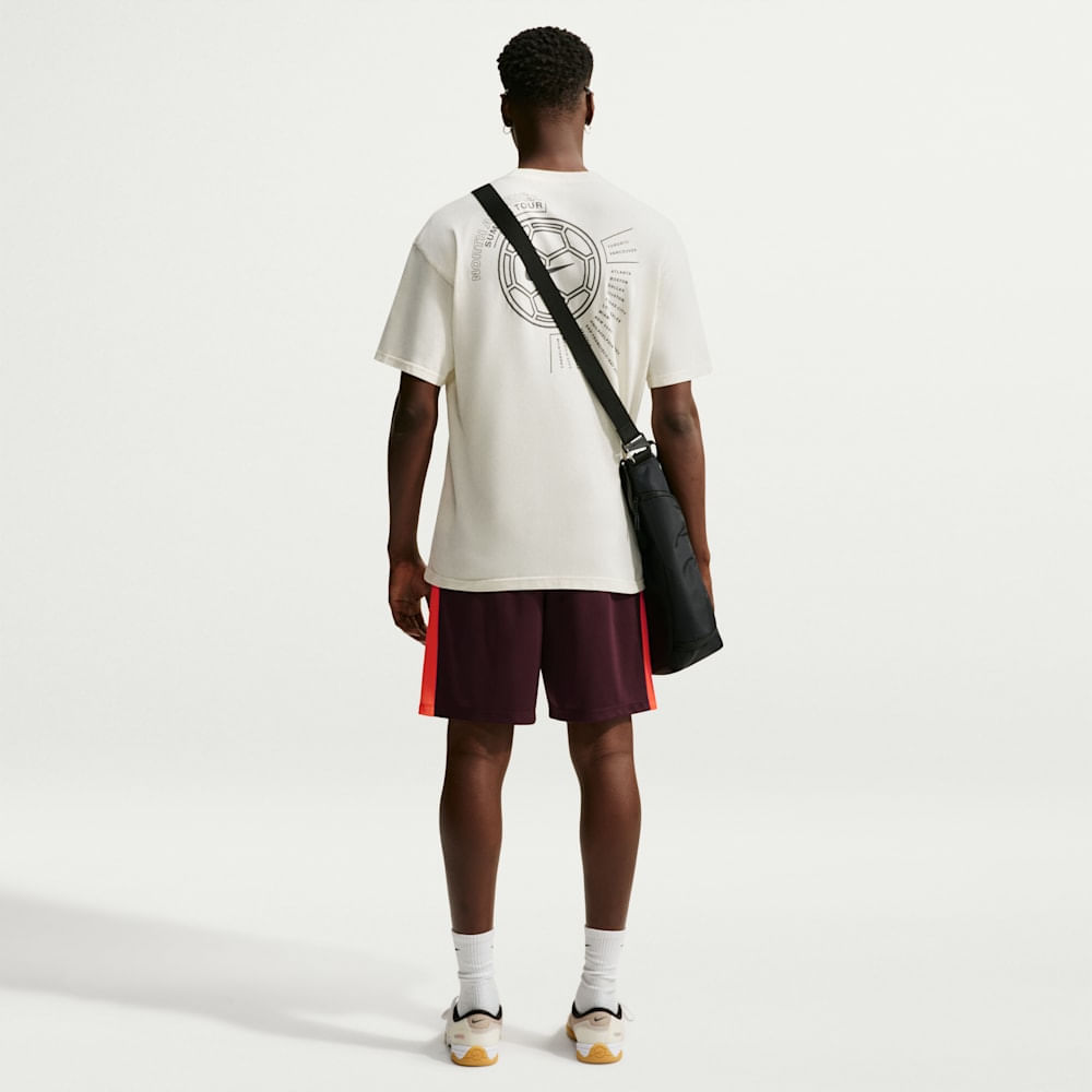 Shorts y Pantalonetas de fútbol para hombre en morado · IF1526-658 - vista 5