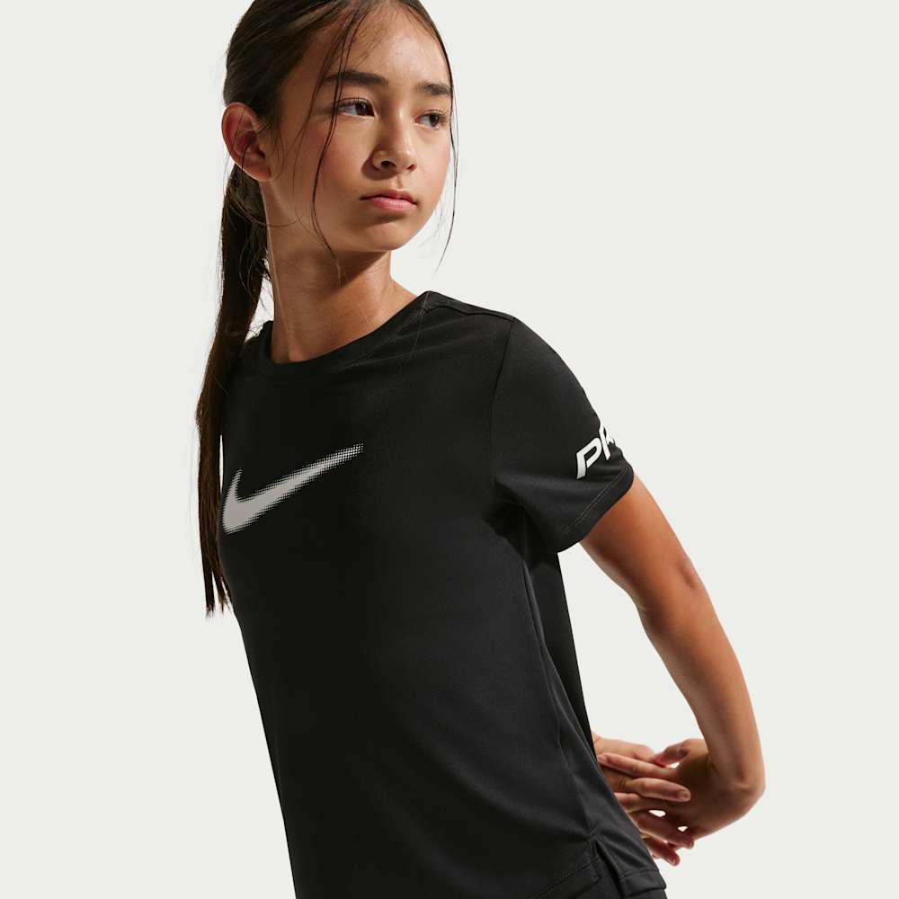 Camisetas y esqueletos para entrenamiento para niña en negro · IF1777-010 - vista 3