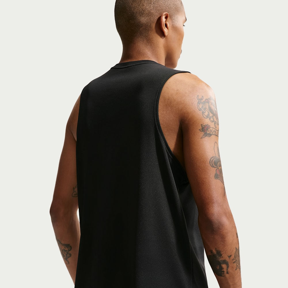 Camisetas y esqueletos para correr para hombre en negro · IF2018-010 - vista 2