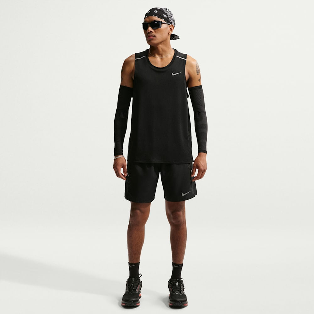 Camisetas y esqueletos para correr para hombre en negro · IF2018-010 - vista 4