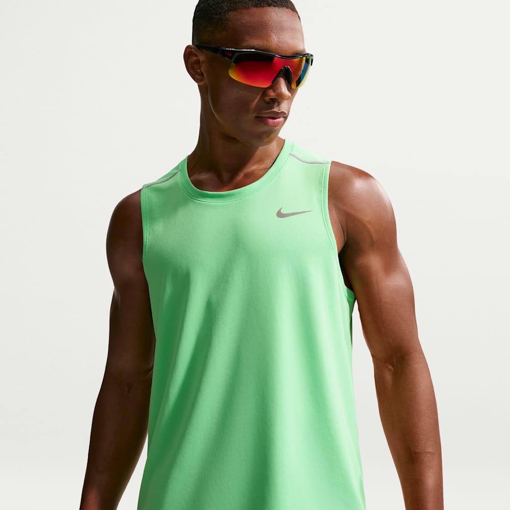 Camisetas y esqueletos para correr para hombre en verde · IF2018-336 - vista 1
