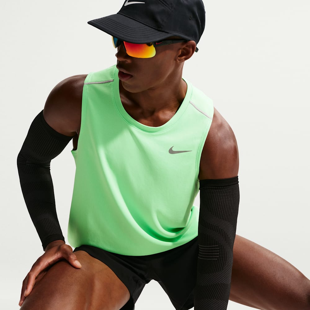 Camisetas y esqueletos para correr para hombre en verde · IF2018-336 - vista 3