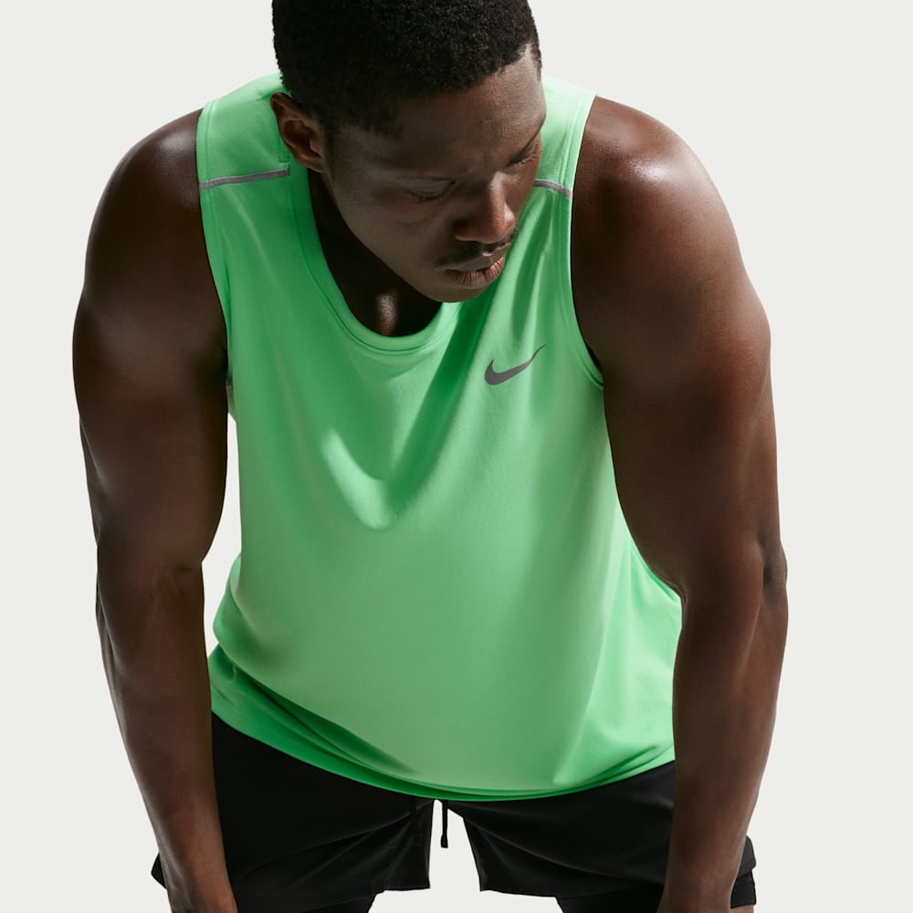 Camisetas y esqueletos para correr para hombre en verde · IF2018-336 - vista 6