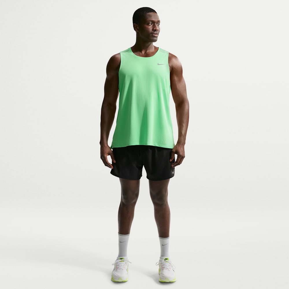 Camisetas y esqueletos para correr para hombre en verde · IF2018-336 - vista 9