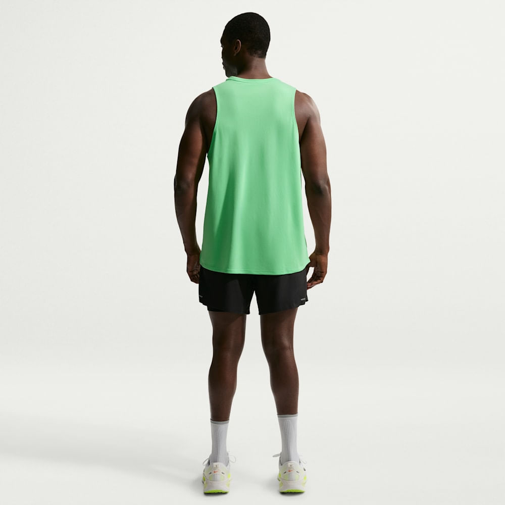 Camisetas y esqueletos para correr para hombre en verde · IF2018-336 - vista 10