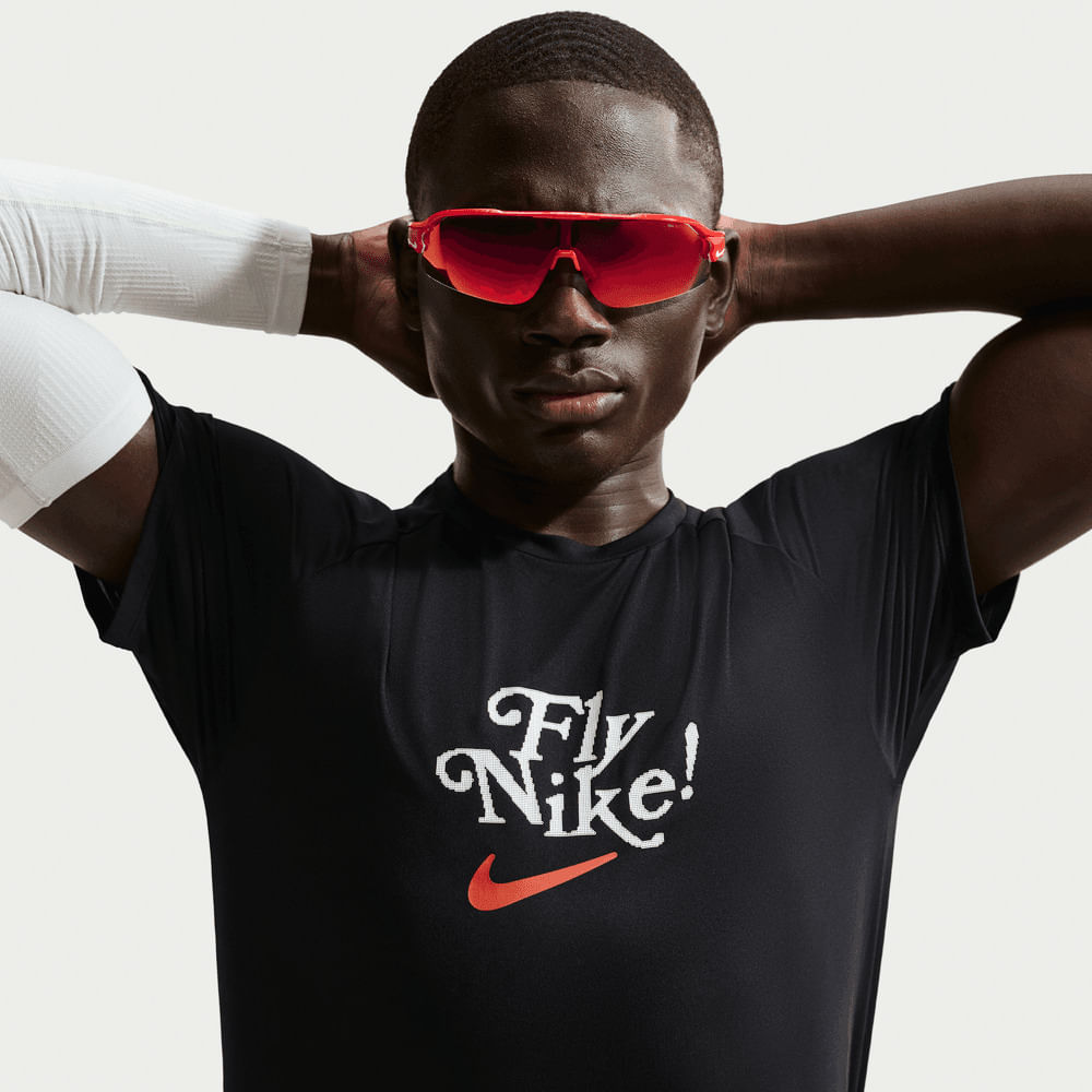 Camisetas y esqueletos para correr para hombre en negro · IF2024-010 - vista 3