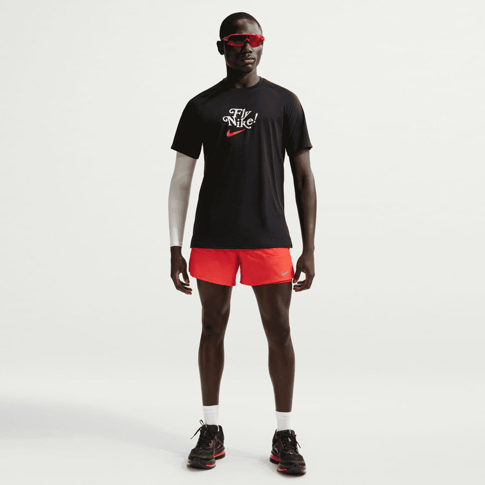 Camisetas y esqueletos para correr para hombre en negro · IF2024-010 - vista 4