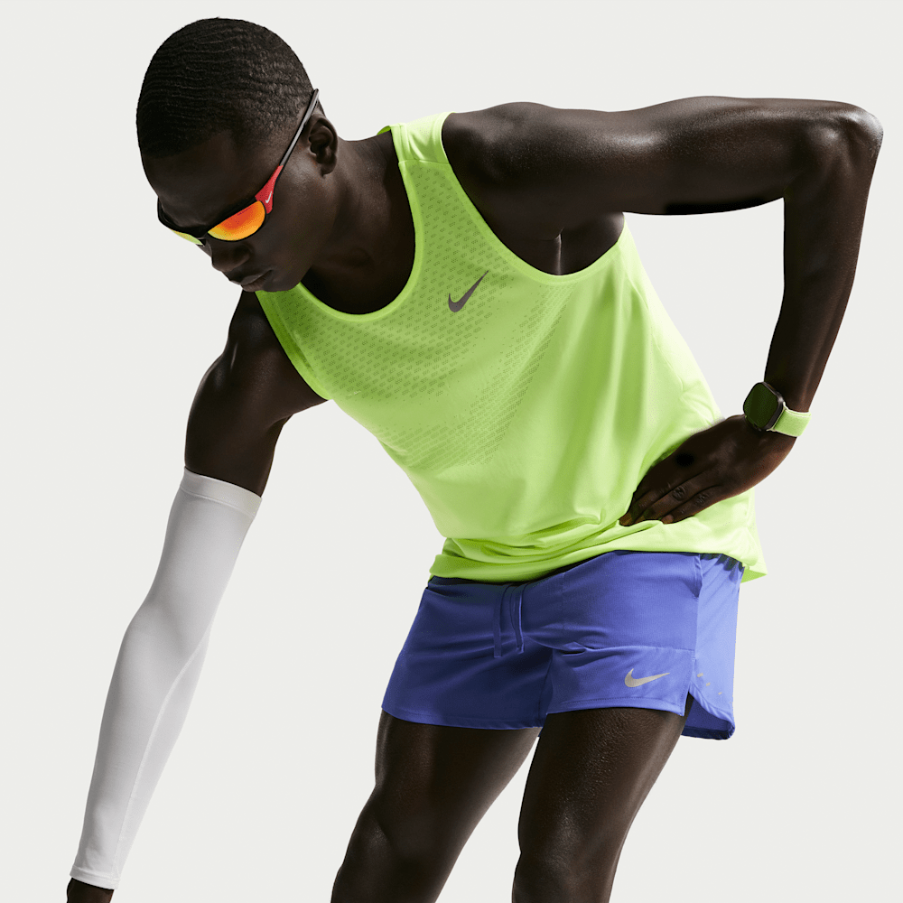 Shorts y Pantalonetas para correr para hombre en azul · IF2038-430 - vista 4