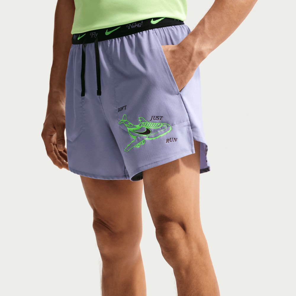 Shorts y Pantalonetas para correr para hombre en morado · IF2042-506 - vista 1