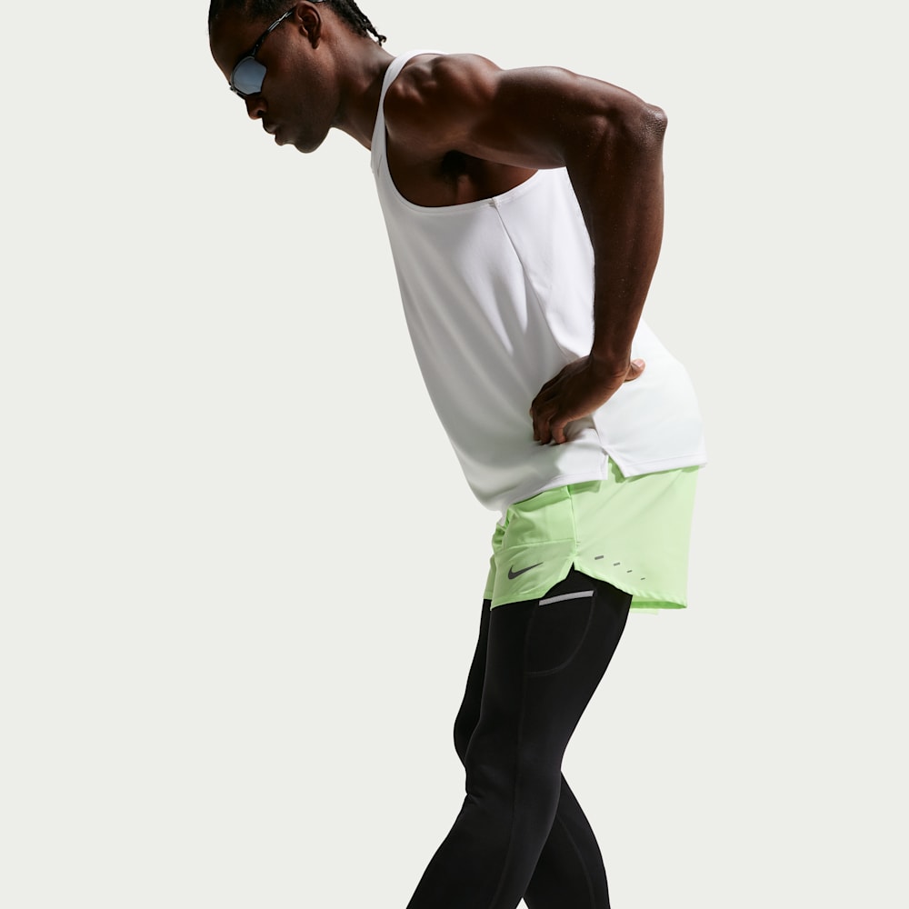 Licras deportivas para correr para hombre en negro · IF2066-010 - vista 4