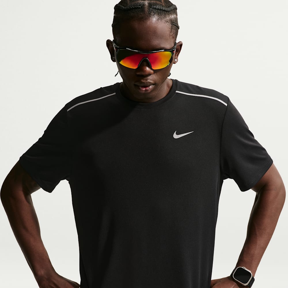 Camisetas y esqueletos para correr para hombre en negro · IF2082-010 - vista 1